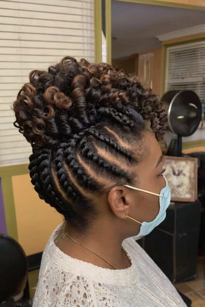 Twisted Side Updo