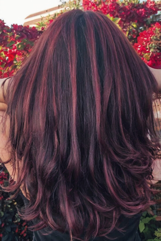 Vibrant Black Cherry Highlights