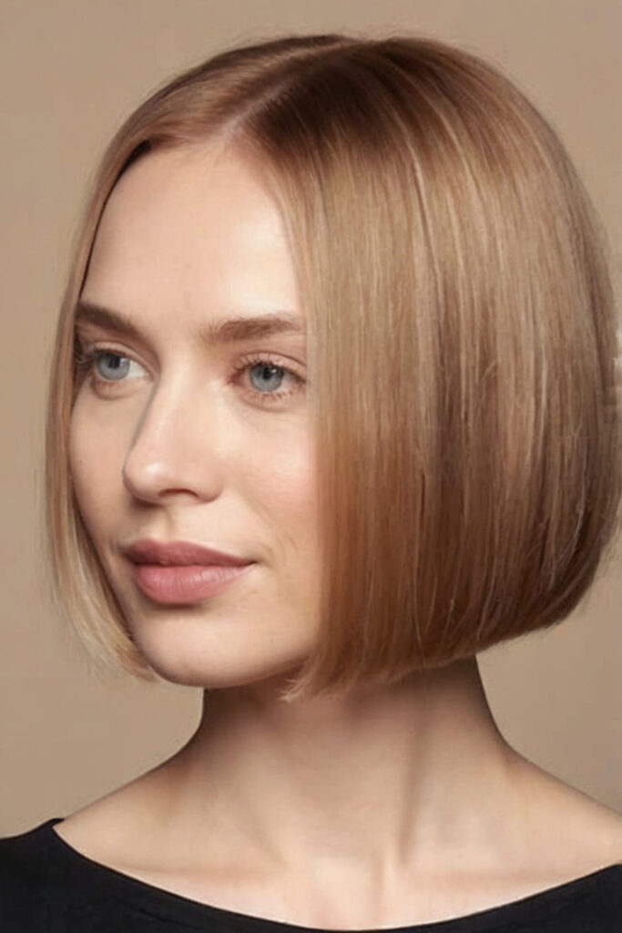 Blunt Chin Length Bob