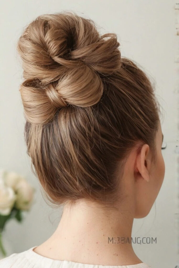 Bow on High Bun