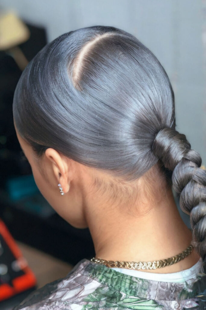 Braided Slick Back