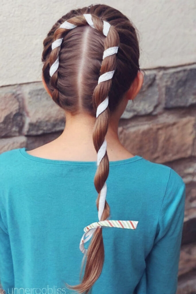 Candy Cane Hairstyle