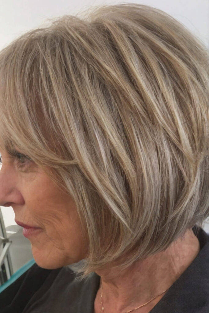 Chin Length Layered Cut