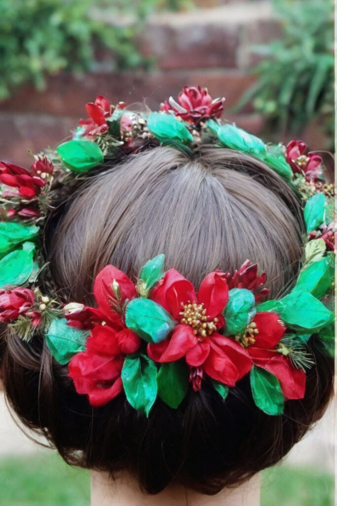 Christmas Crown Hairstyle