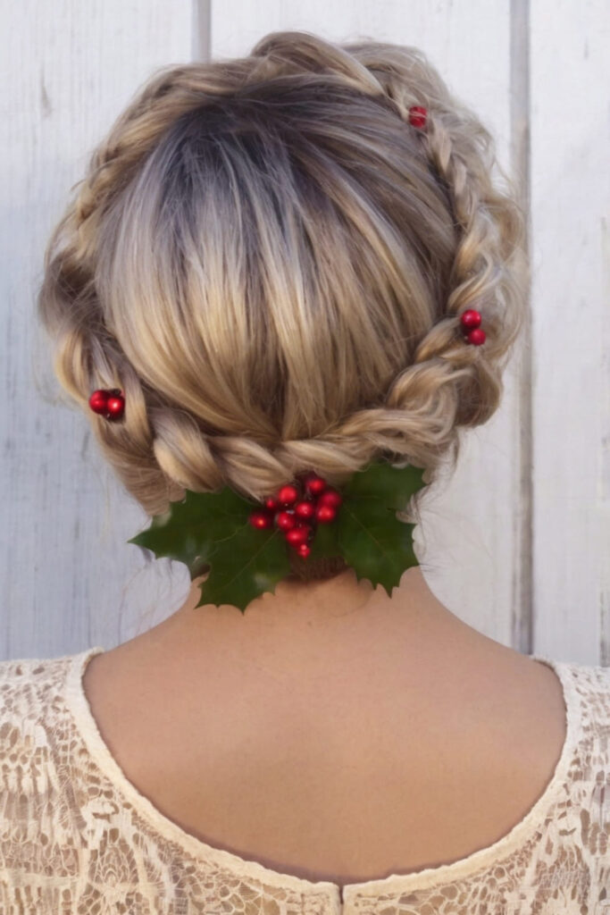 Christmas Crown Hairstyle