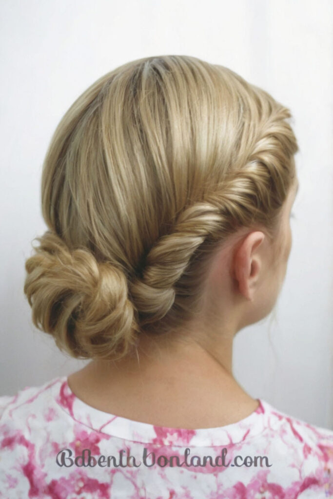 French Twist Christmas Hairstyle