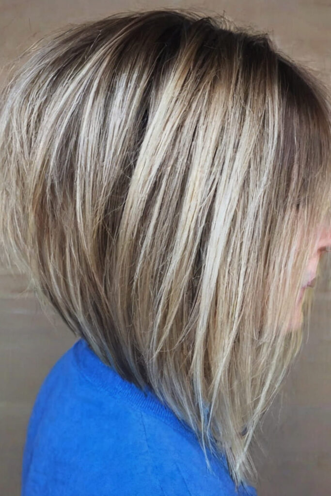 Layered A Line Inverted Bob