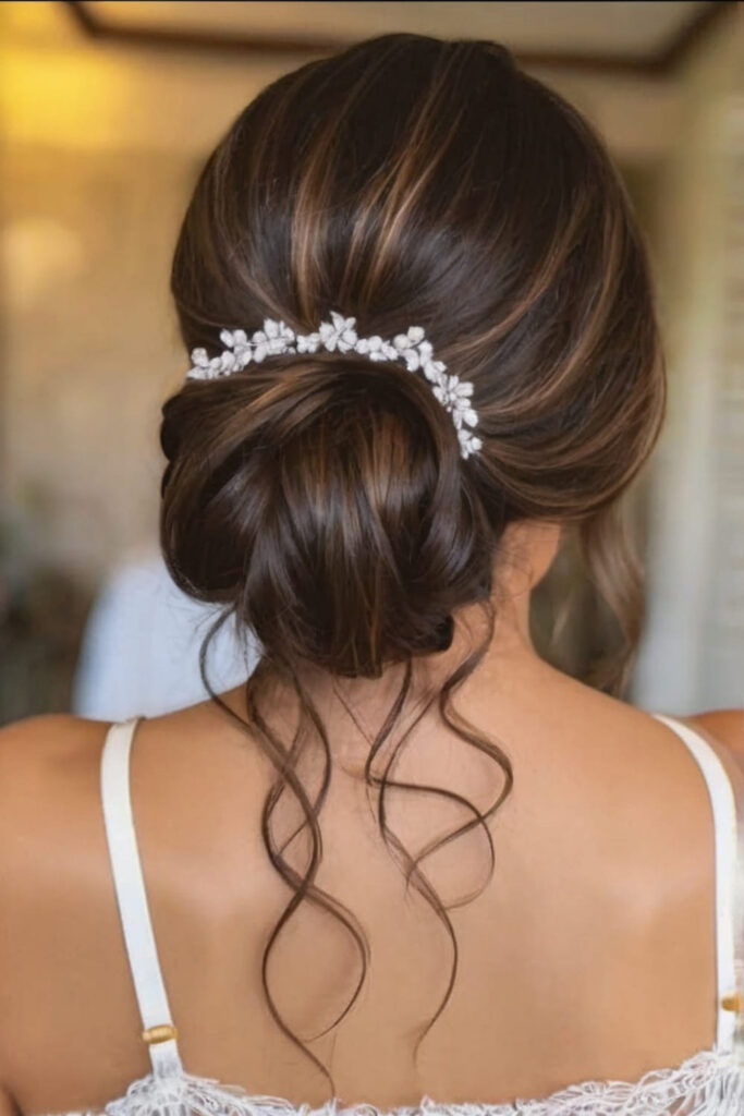 Luxurious Low Bun