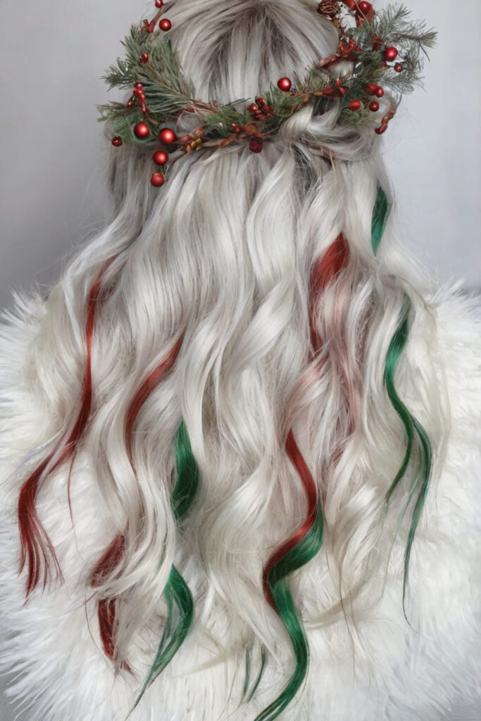 Platinum Christmas Hairstyle