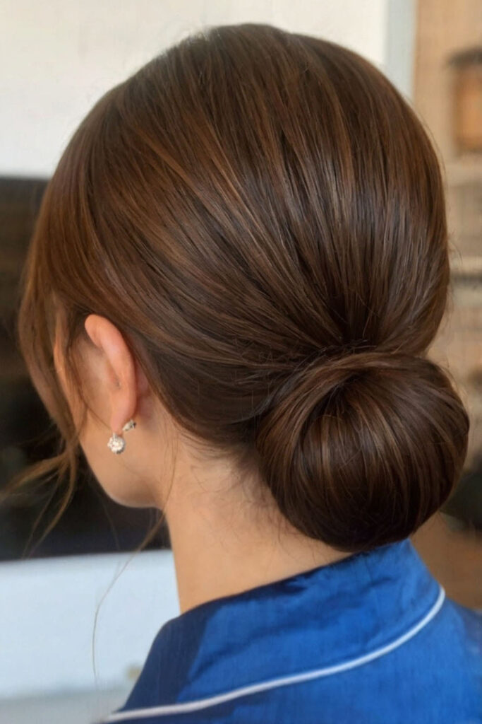 Sleek Low Bun