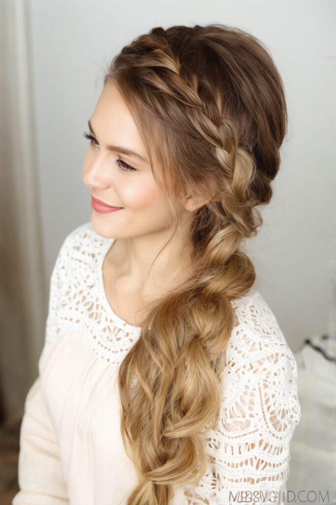 Twisted Side Braid