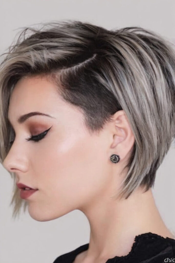 Undercut Inverted Bob