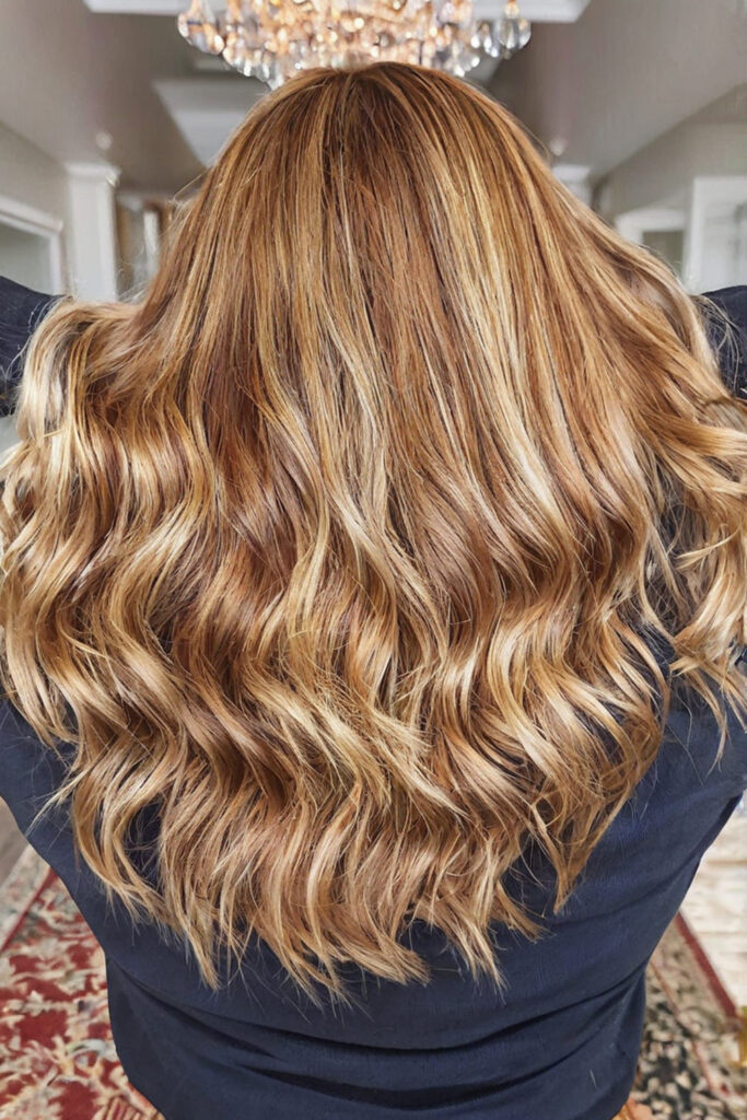 Golden Pumpkin Spice Hair