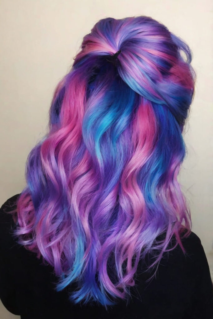 Pink and Blue Ombre