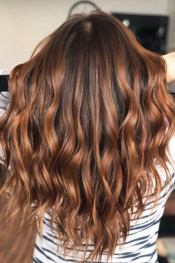 Pumpkin Spice Latte Hair Color