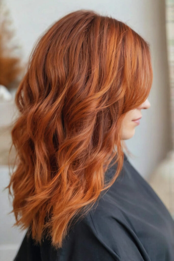 Two Tone Pumpkin Spice Hair