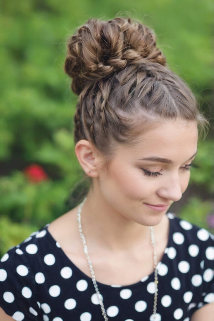 Braid and Bun Combo