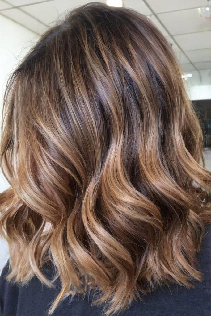 Glazed Caramel Balayage