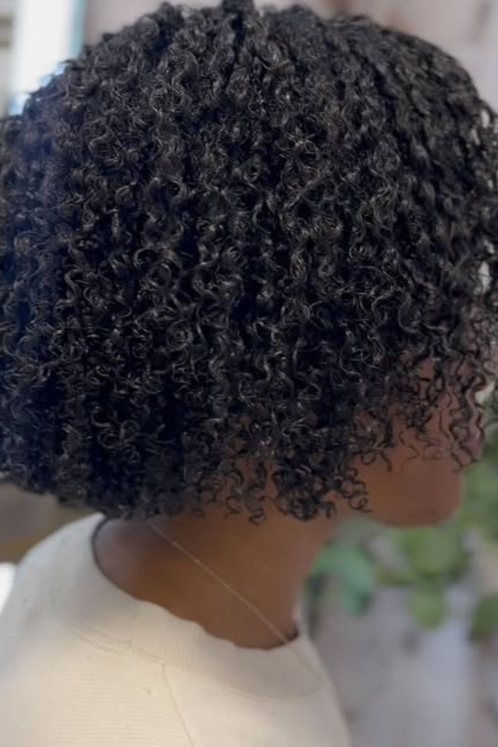 4C Curly Bob with Bangs