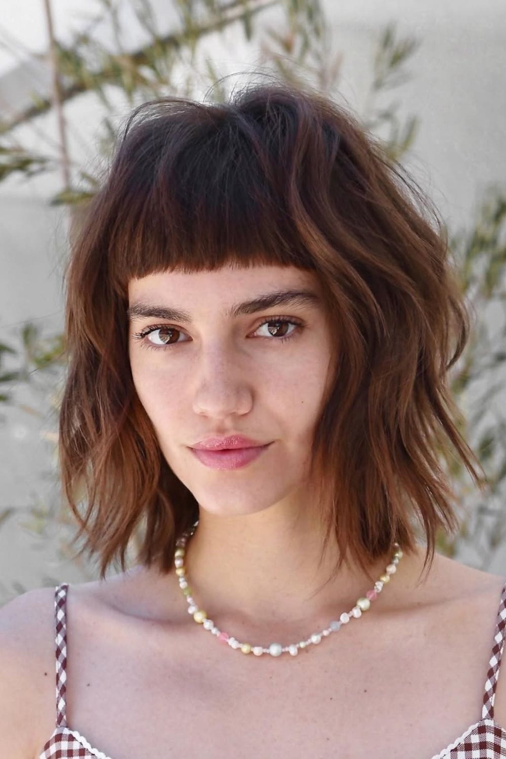 Bob with Cropped Bangs