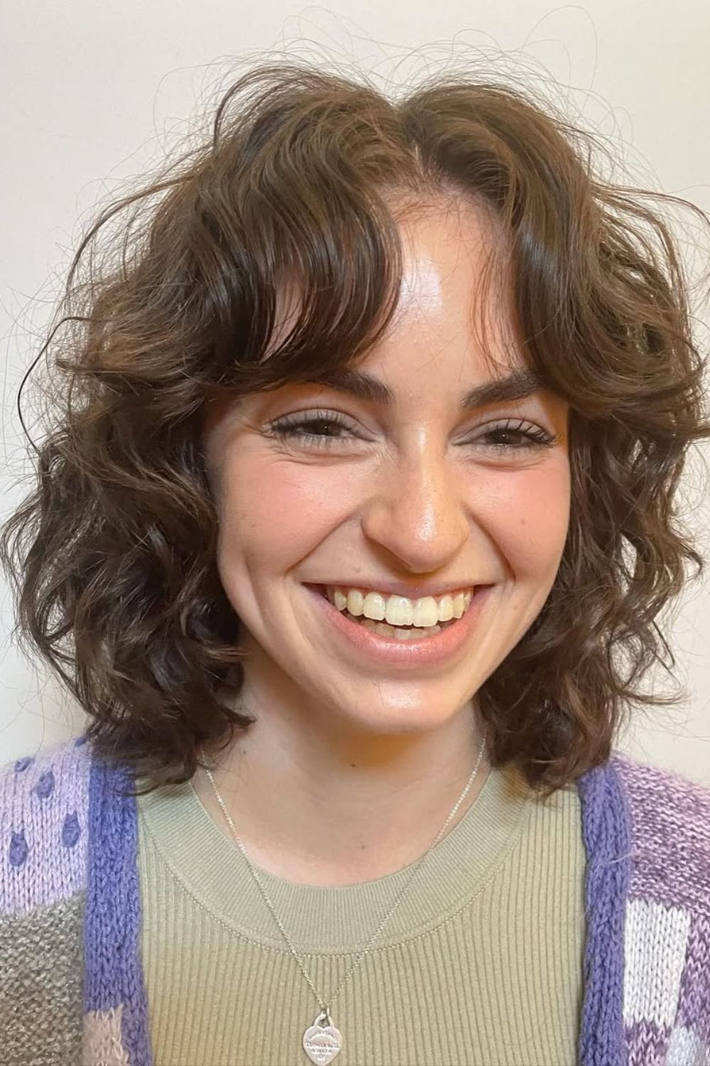 Bob with Curtain Bangs