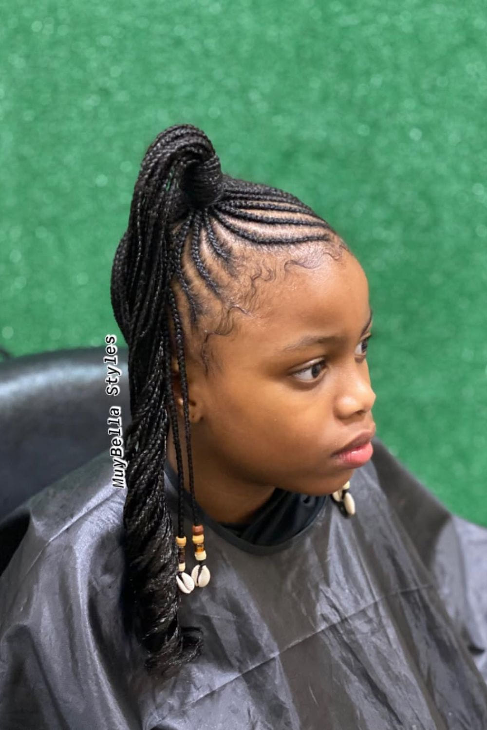 Braided Side Ponytail
