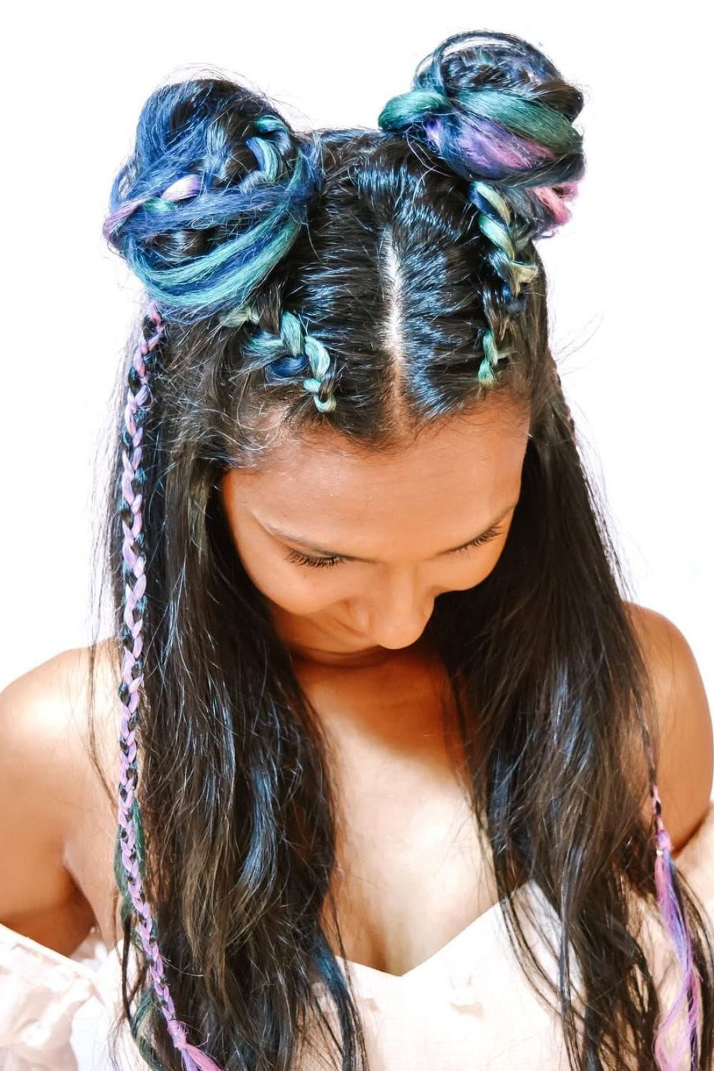 Braided Space Buns