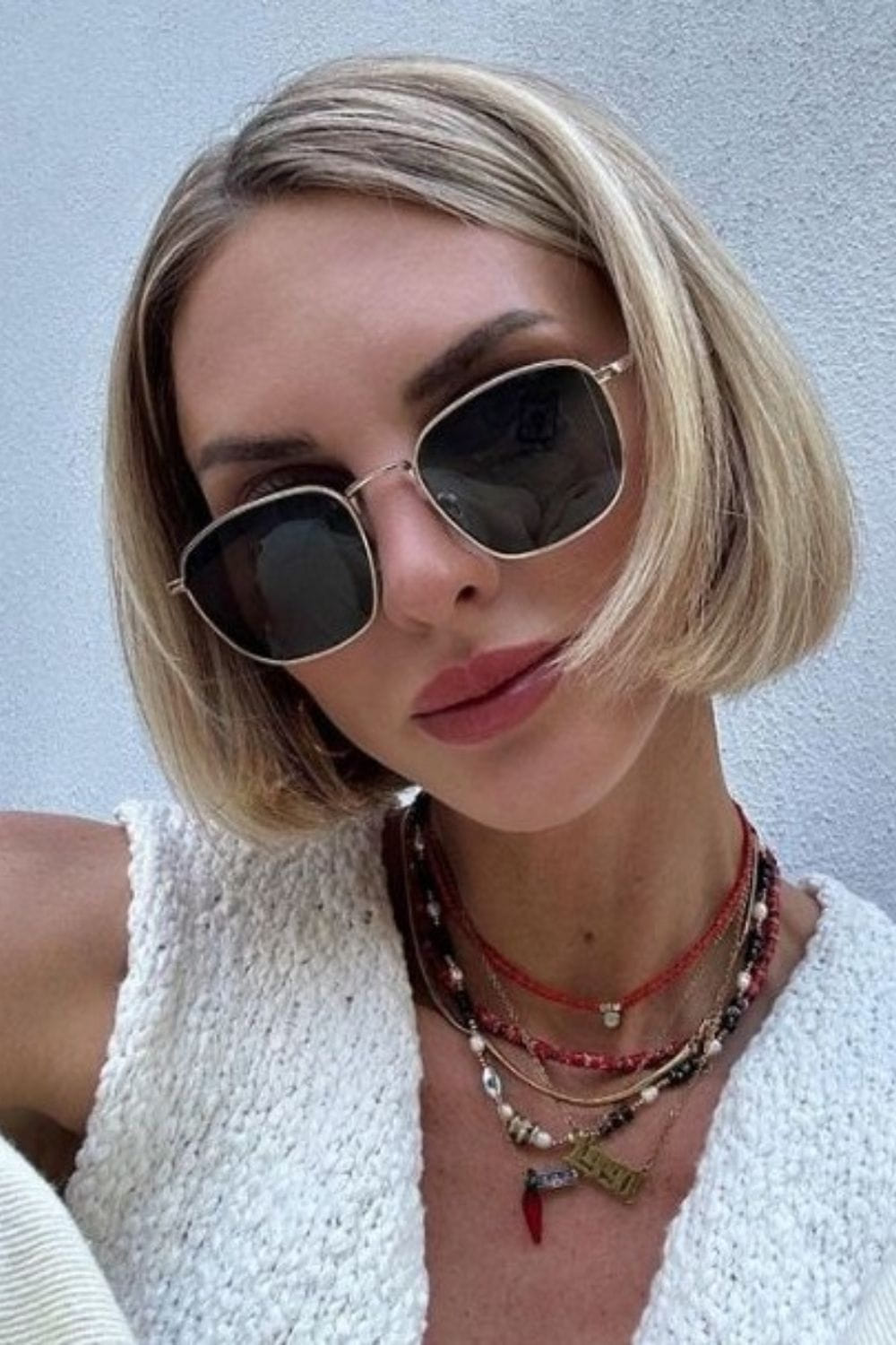Cheekbone Skimming Bob