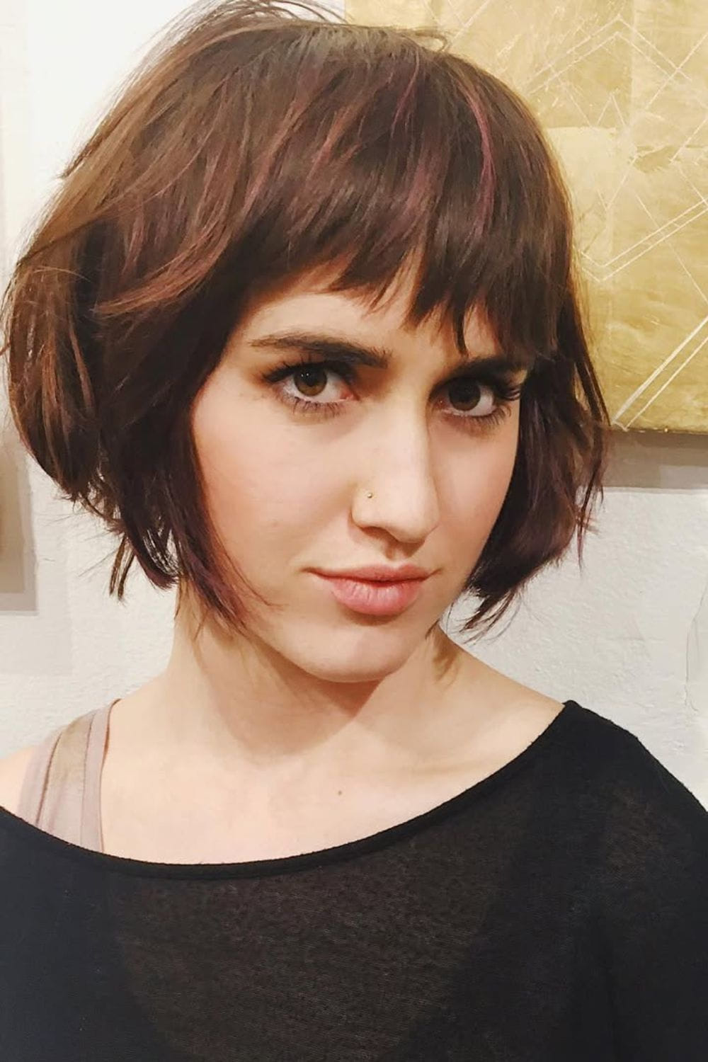 French Bob with Short Bangs