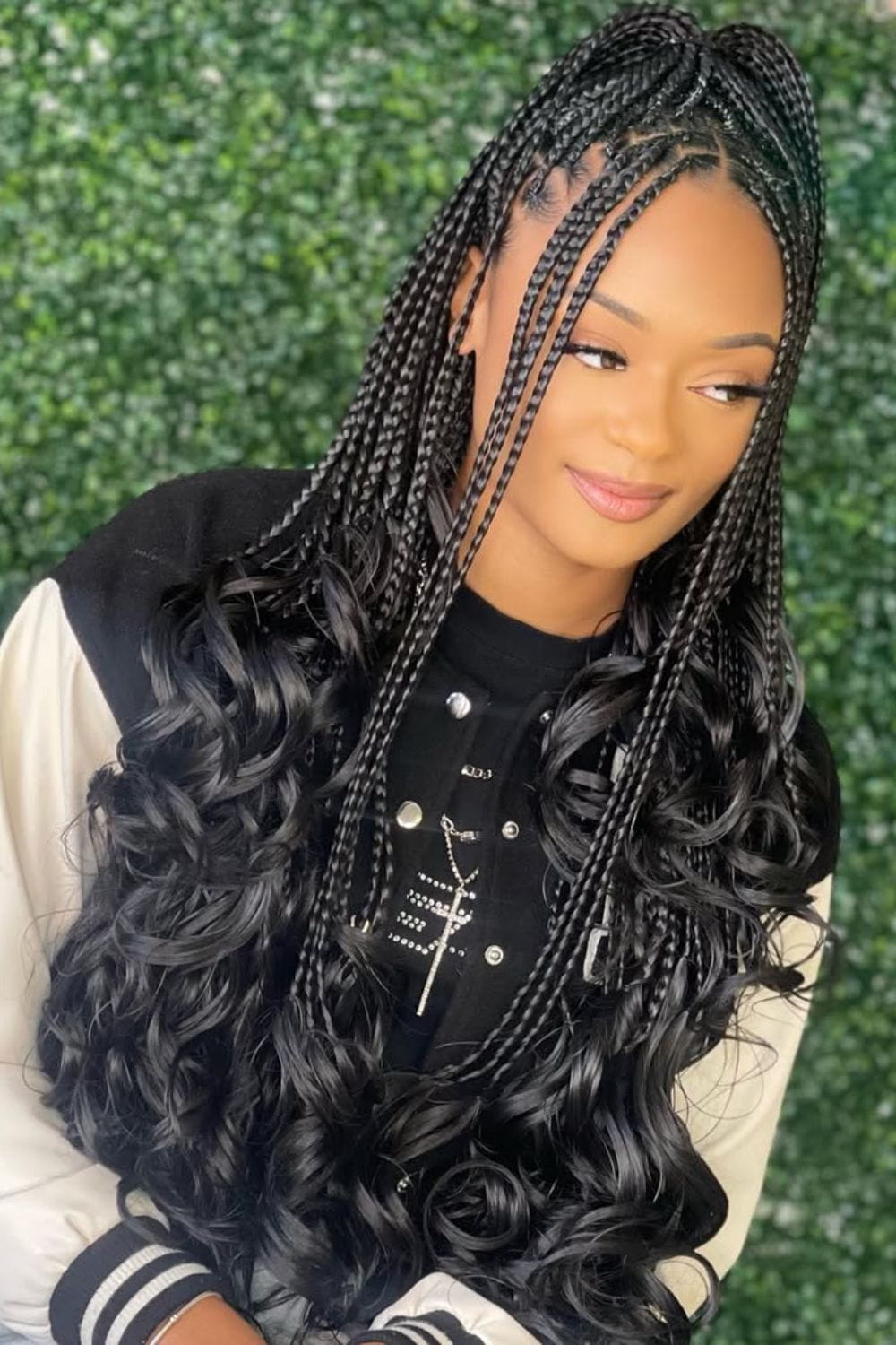 French Curl Box Braids
