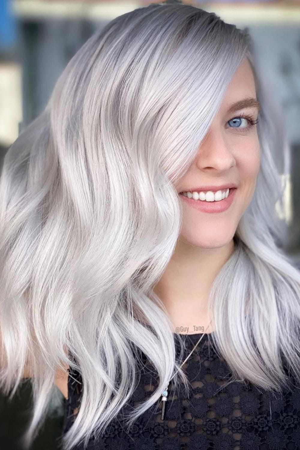 Icy Blonde & Silver Hues