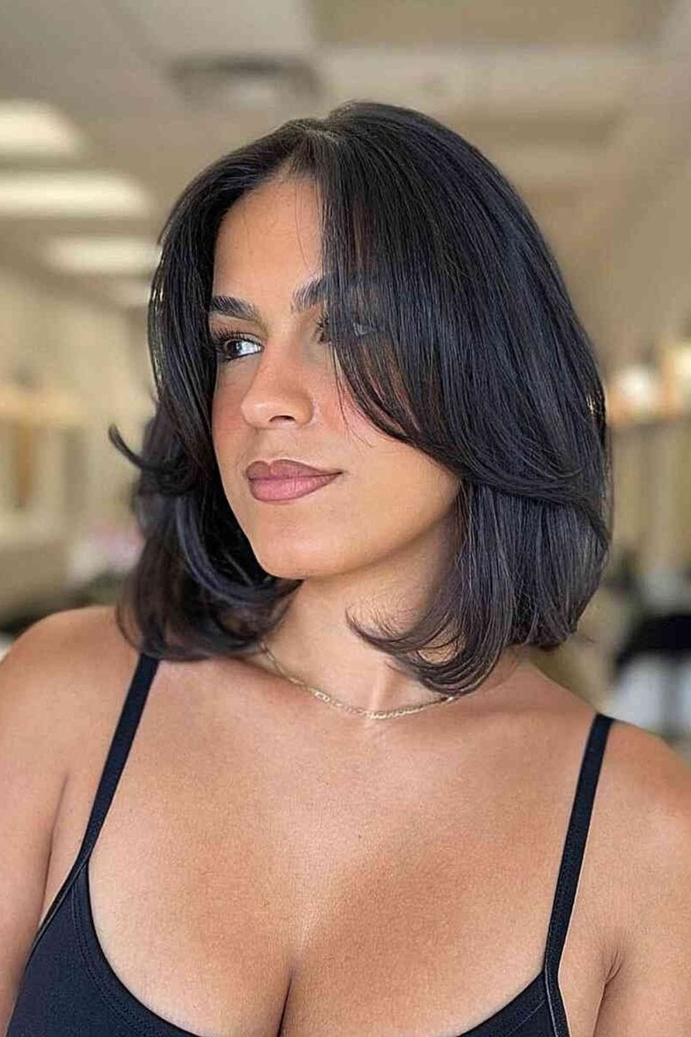 Italian Bob with Bangs