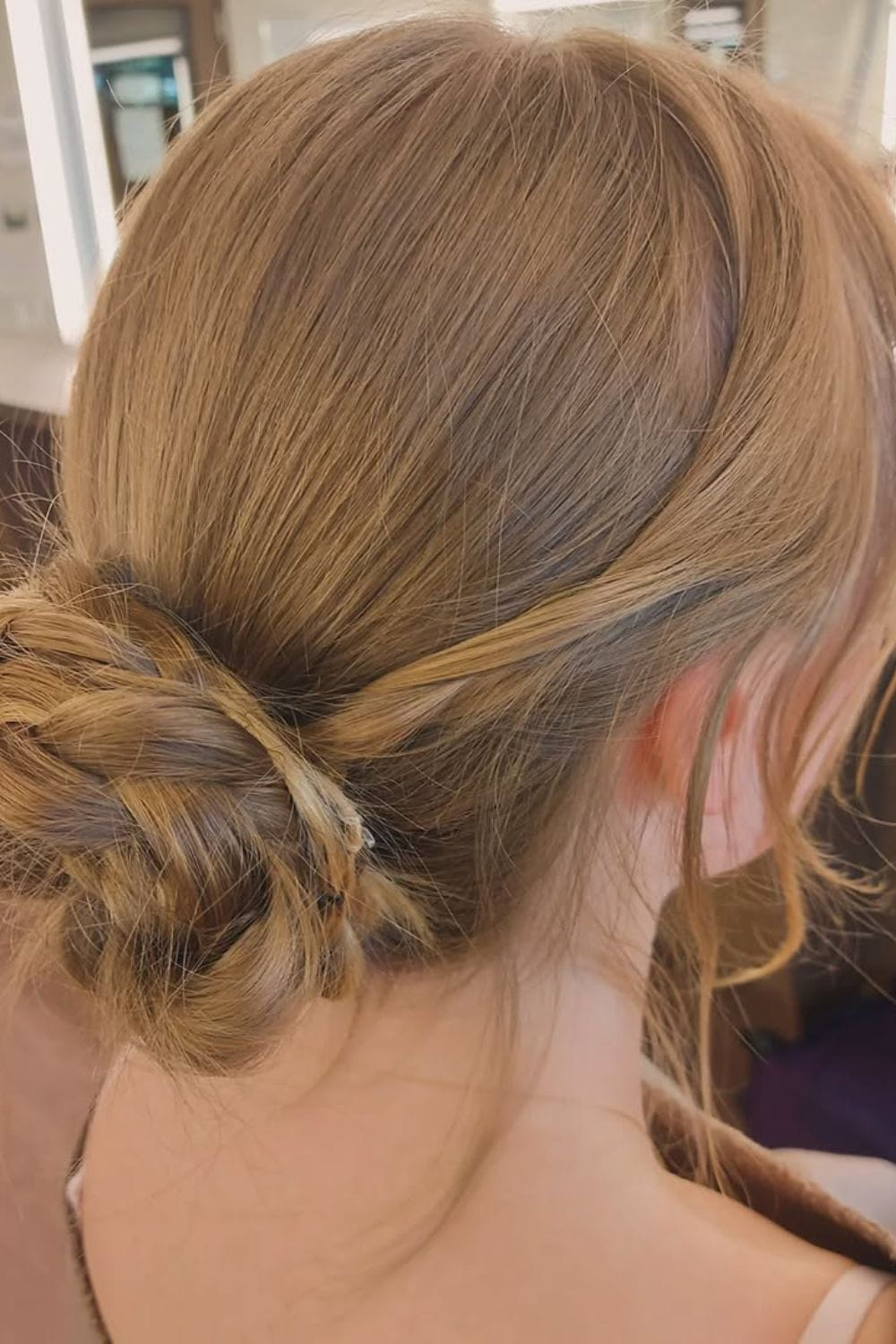 Low Braided Bun