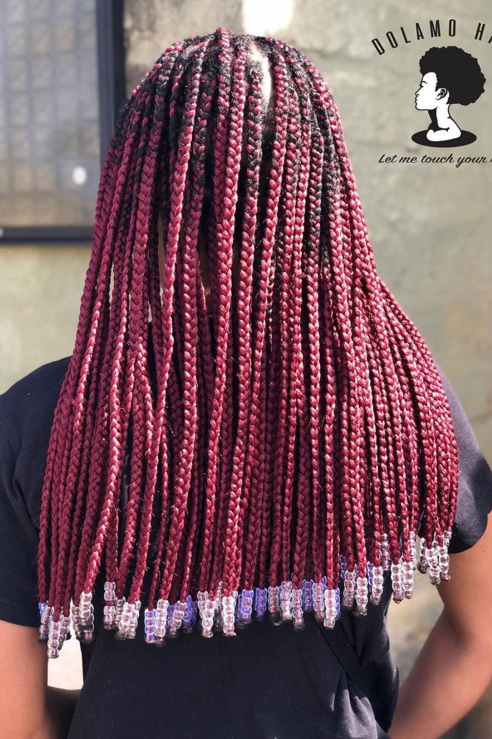 Maroon Tresses