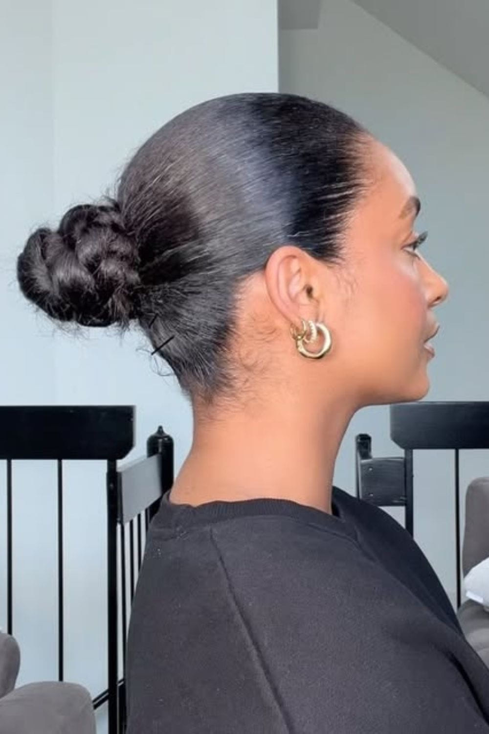 Slicked Back Bun