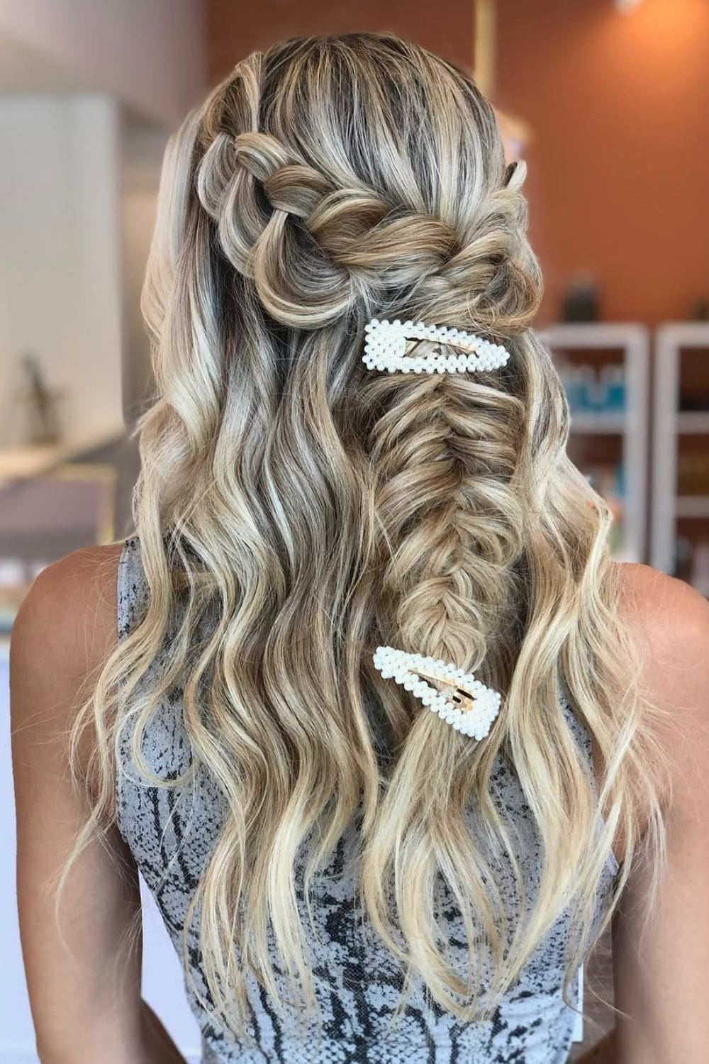 Accessorized Half Up Half Down