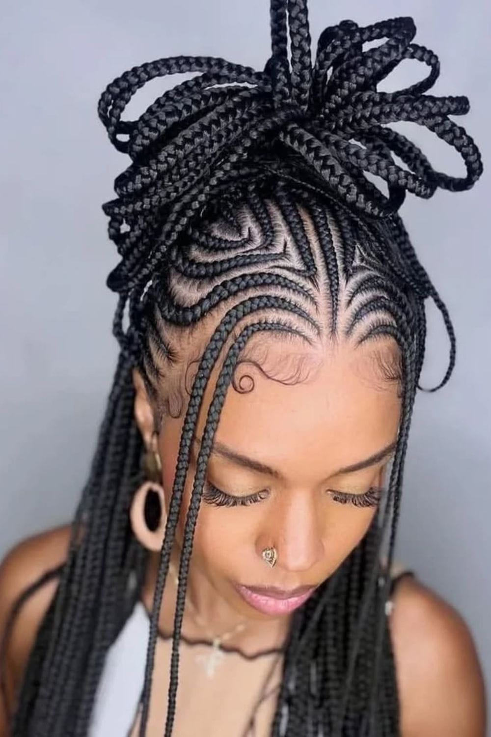 Braided Half Up, Half Down ‘Do