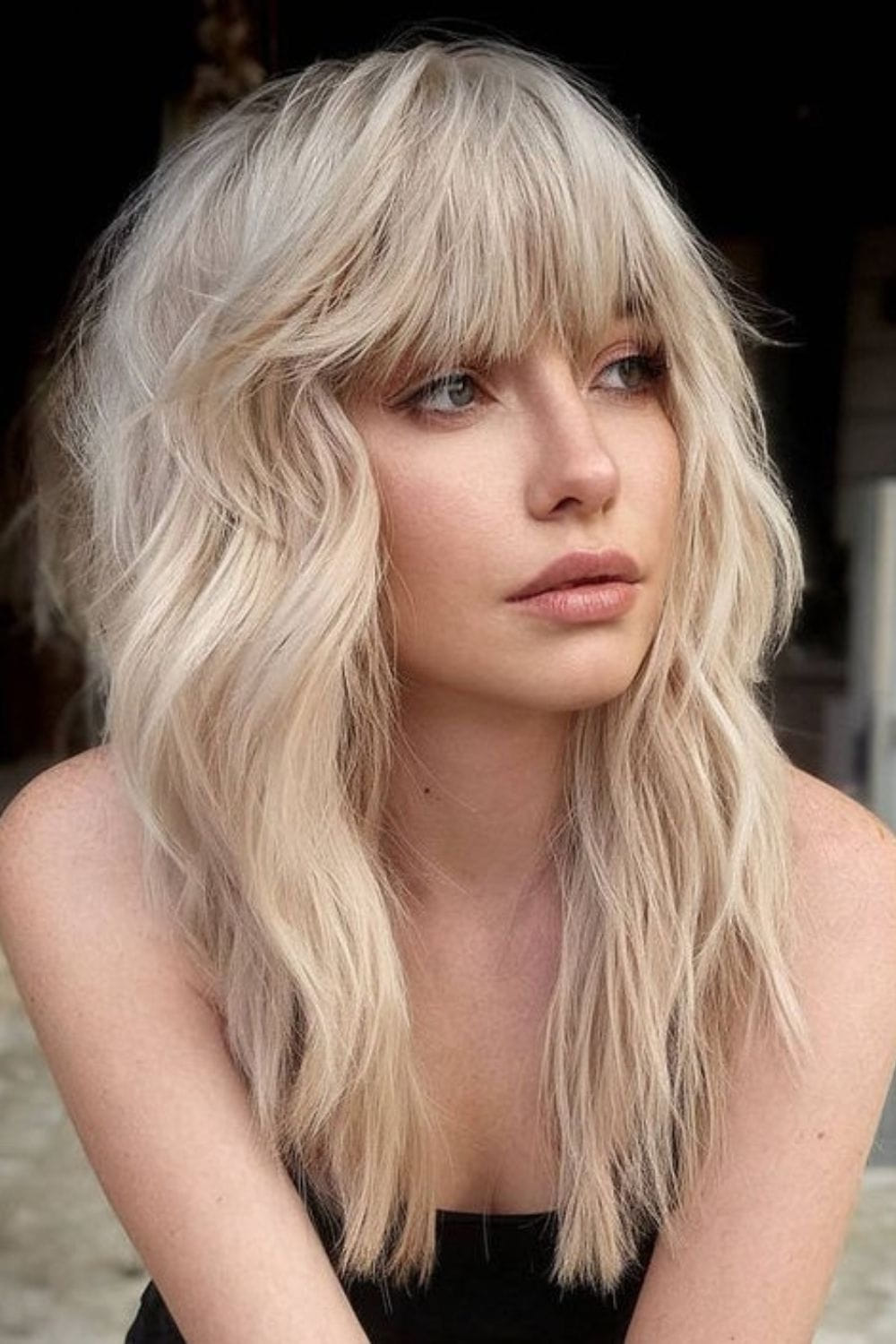 Choppy Shag with Soft Bangs