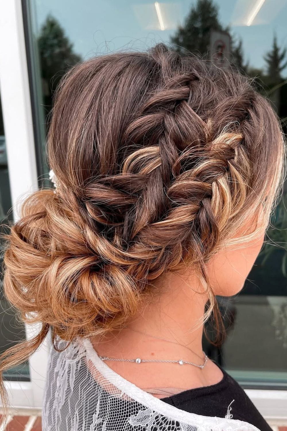 Fishtail Braid Updo
