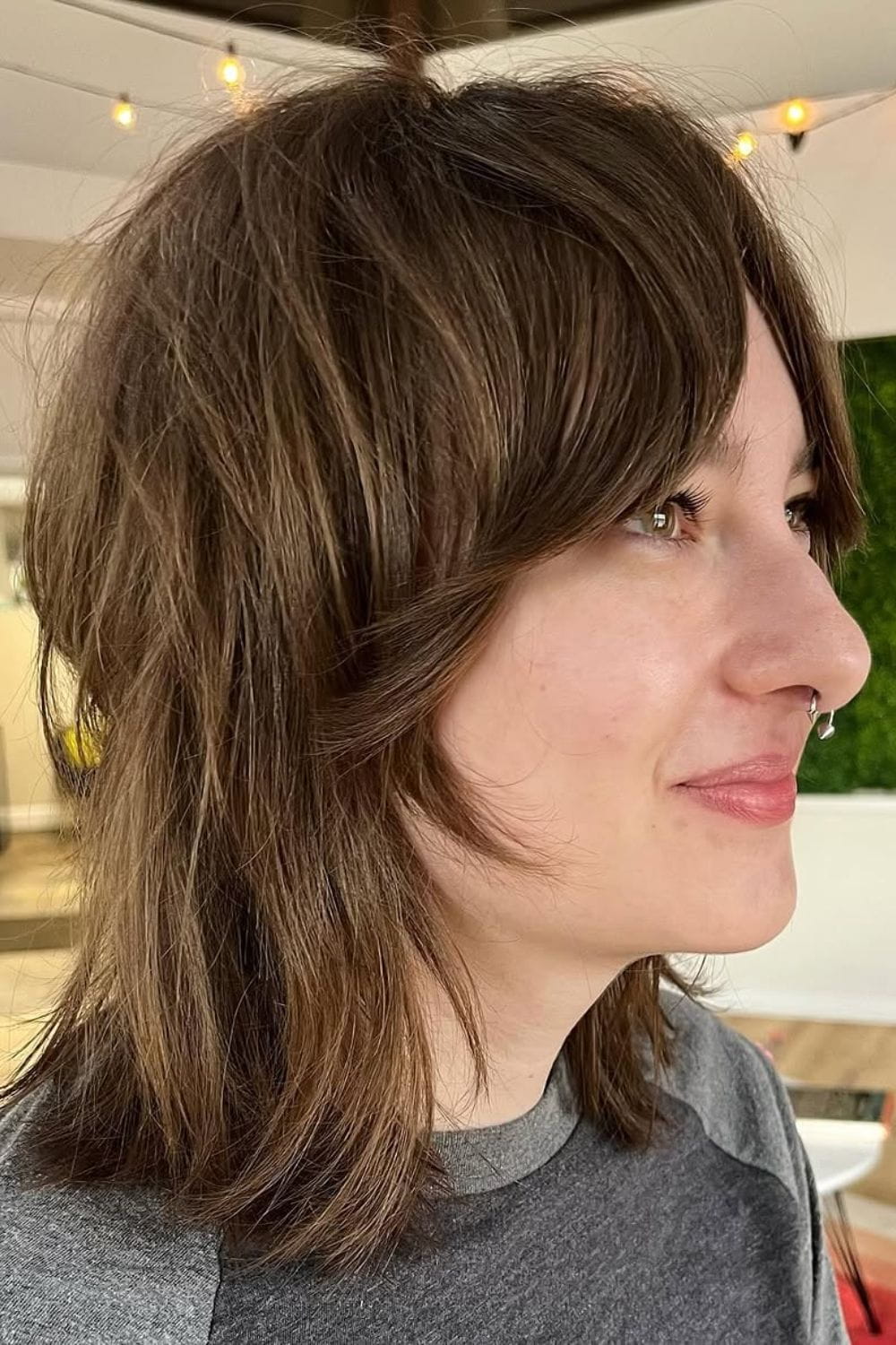 Shoulder Shag Cut