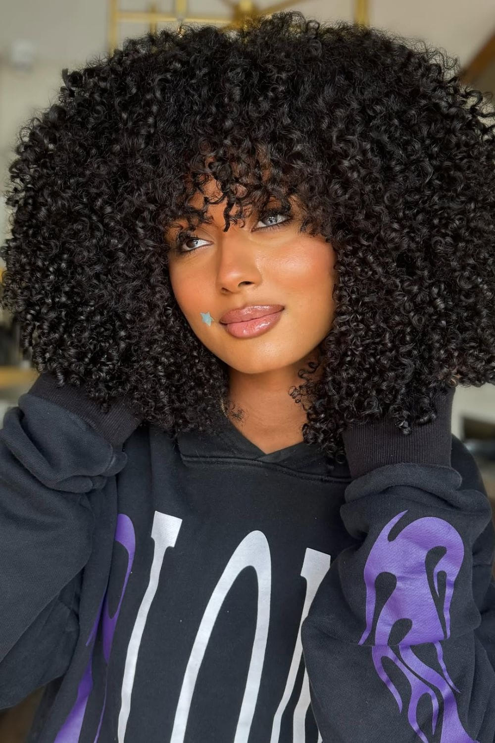 Voluminous Natural Curls