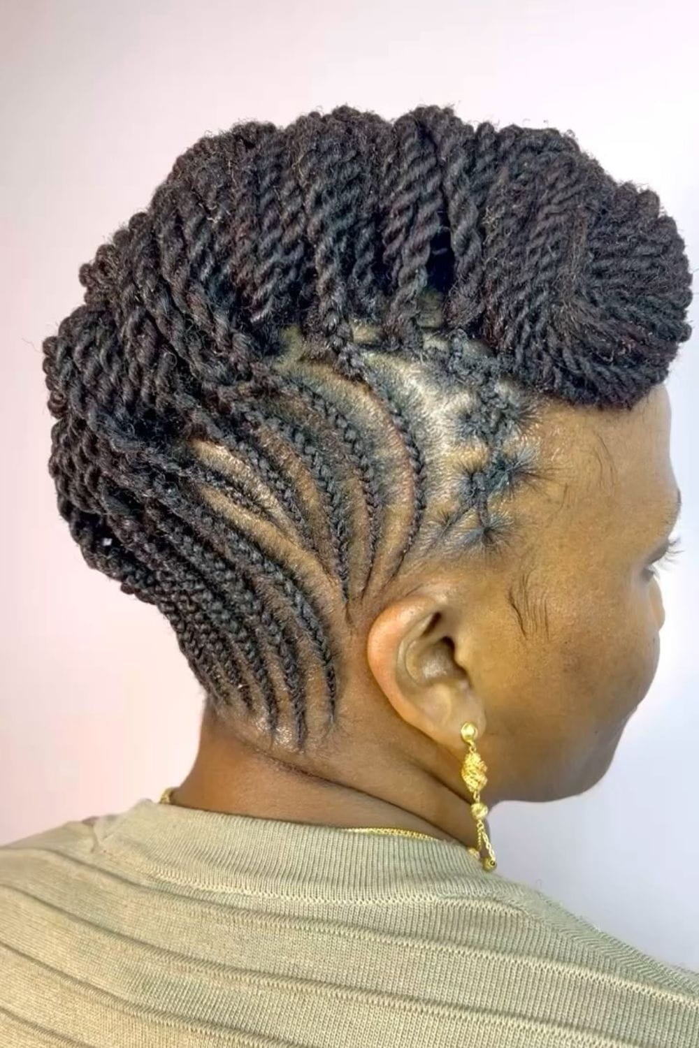 Cornrow Mohawk