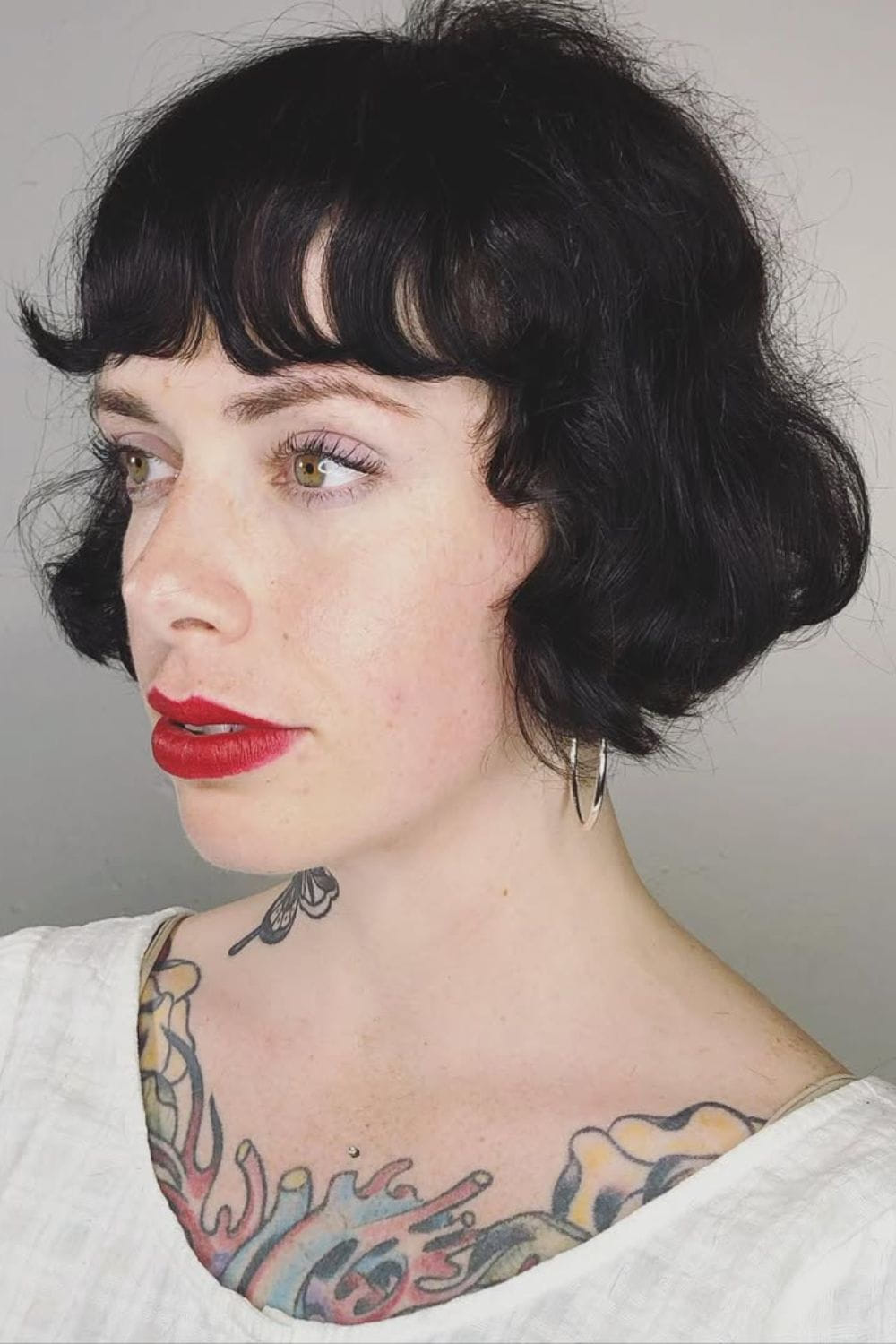 Curly Chin Bob