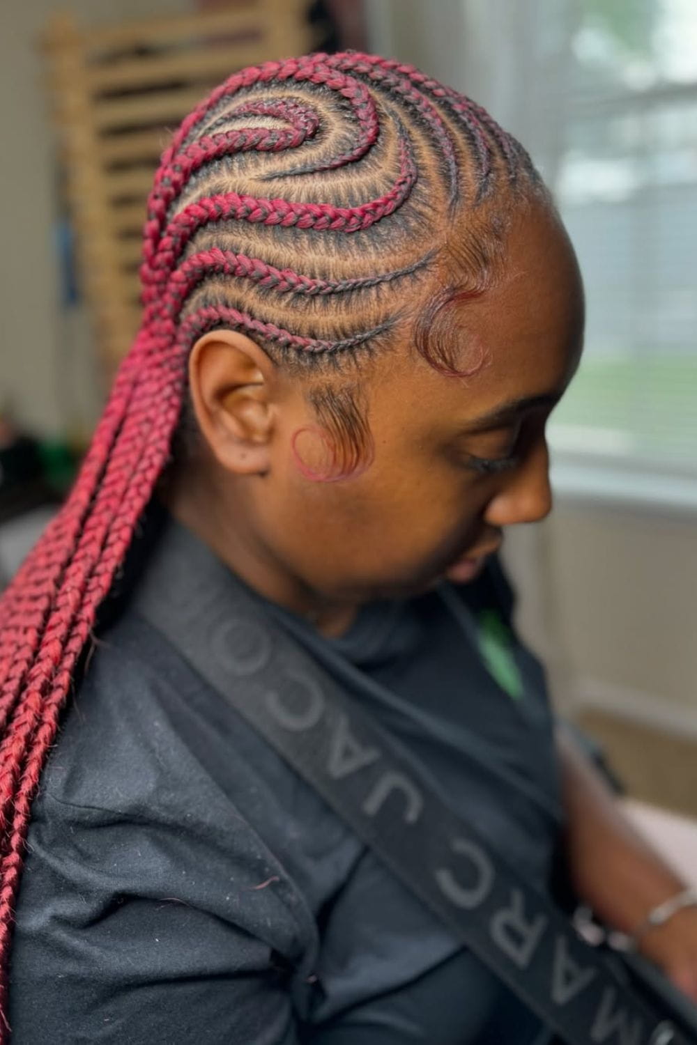 Feed In Mohawk Braids