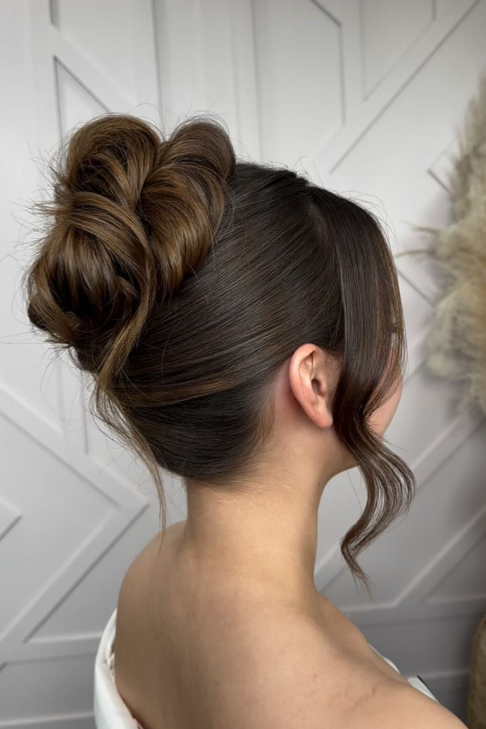 High Messy Bun