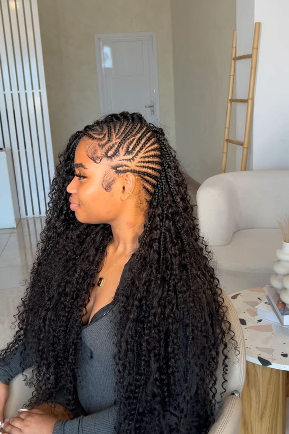High Top Mohawk Braids