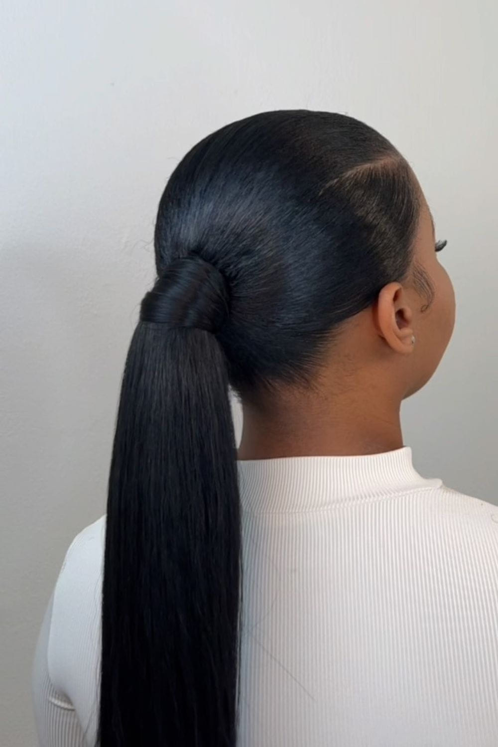 Low Sleek Ponytail