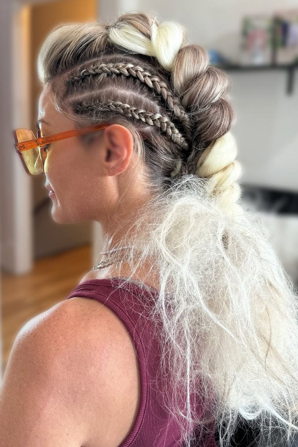 Multi Braid Mohawk