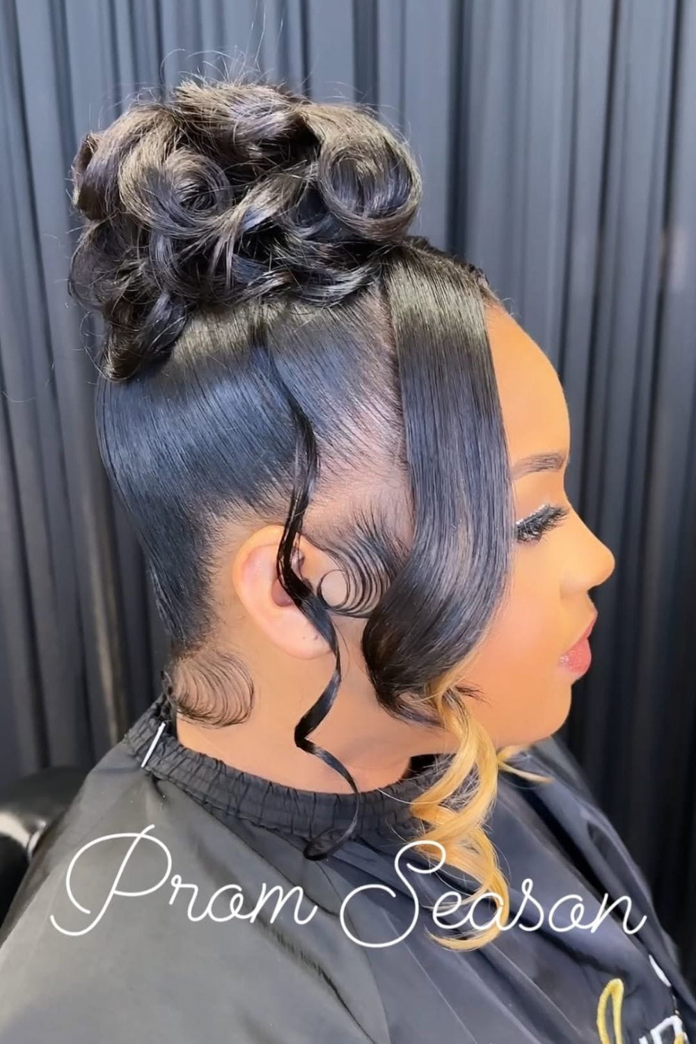 Silky Smooth Bun Updo
