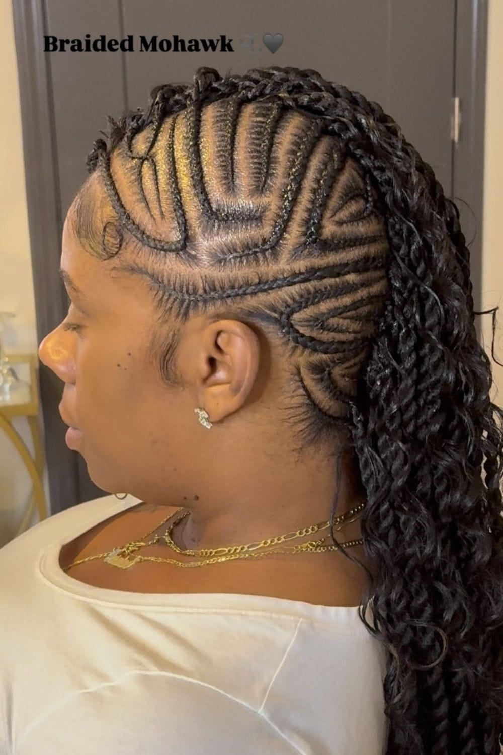Twist Out Mohawk